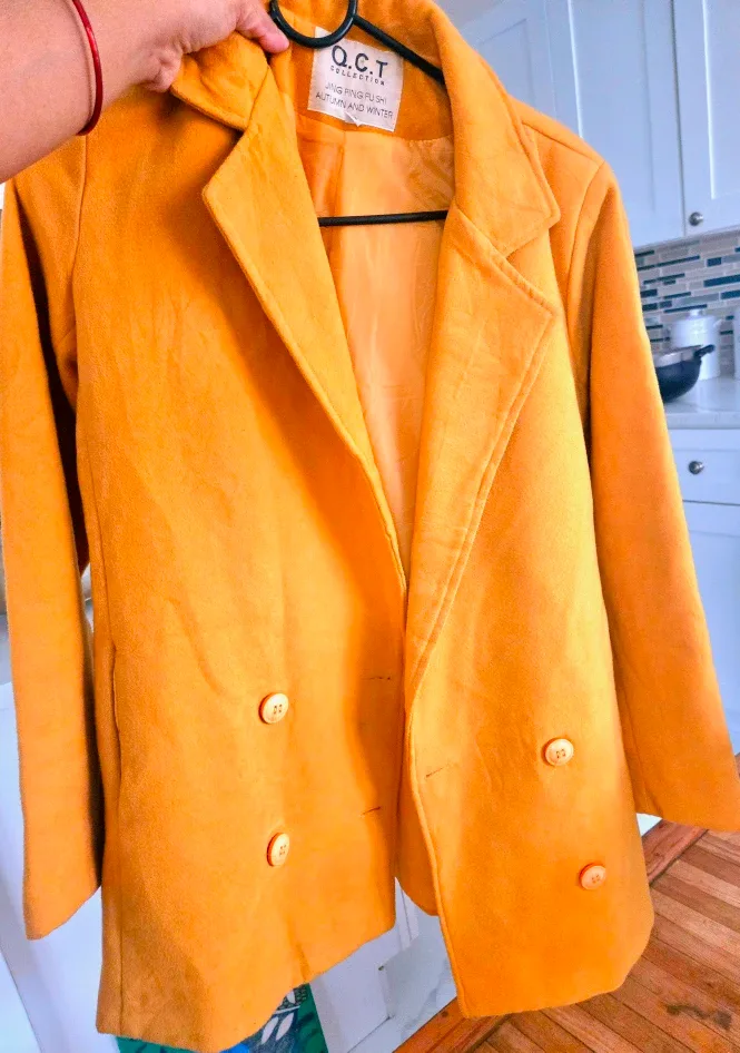 Q.C.T Collection Autumn Winter Jacket - Mustard