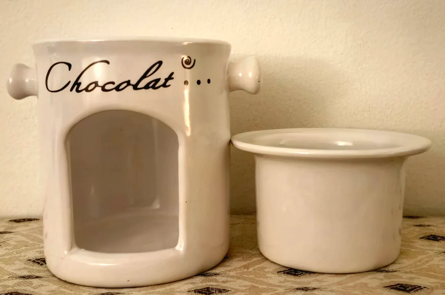 Chocolate/Cheese Fondue Set and/or Scent wax melter image indicator(5)