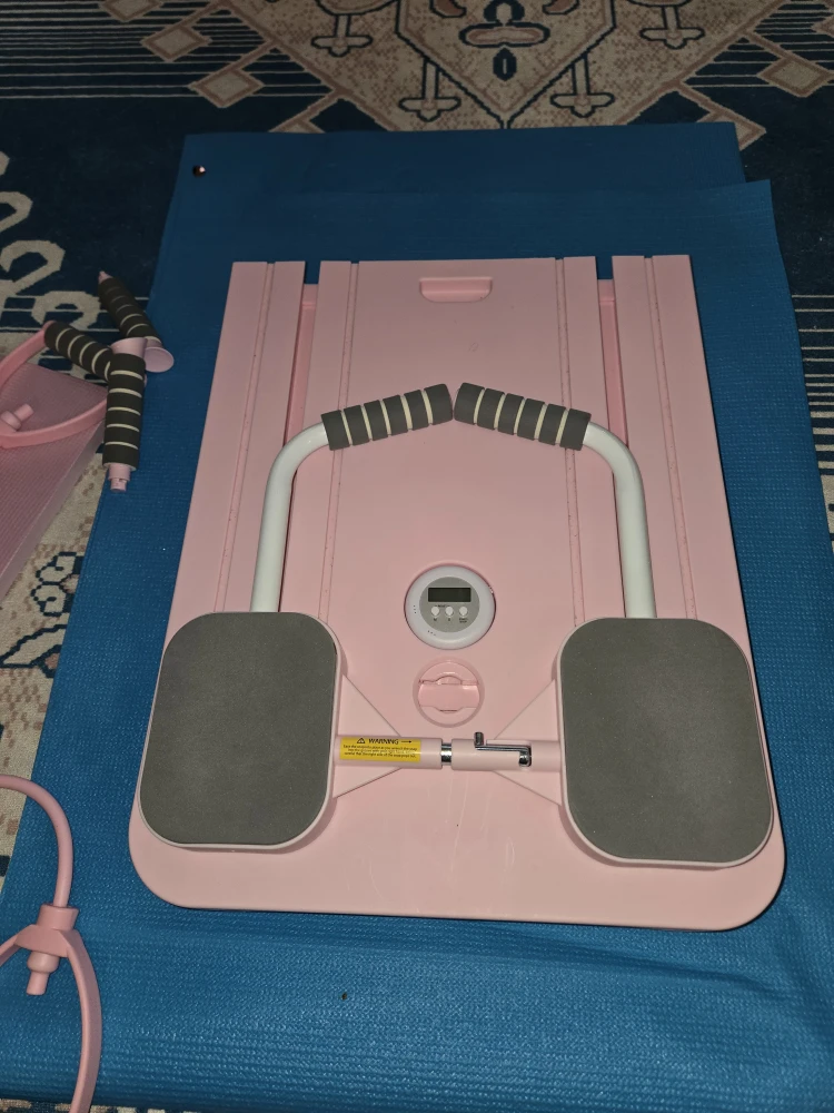 Pink Pilates Bar Exercise Machine