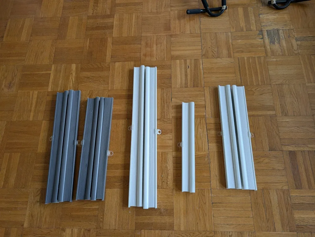 IKEA Hoppvals window Blinds - Grey & White