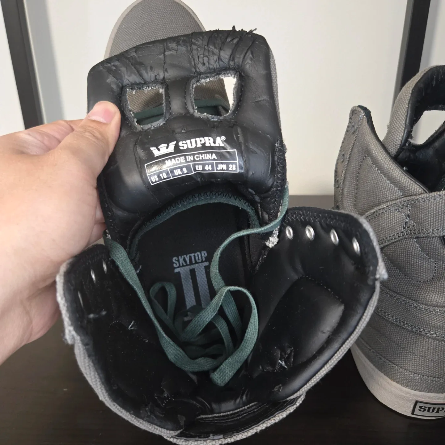 Supra Skytop II – Chad Muska 002 (Charcoal/Canvas) – Rare Find! image indicator(6)