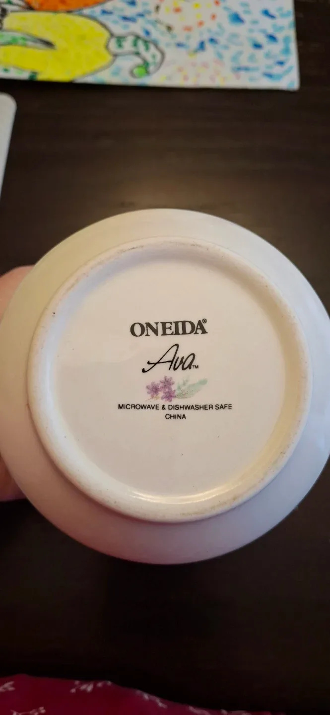 🥕Oneida Ava China Creamer and Sugar Bowl Set image indicator(2)