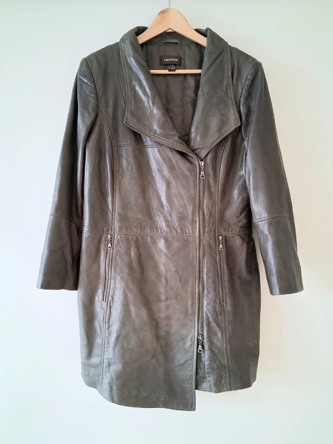 Daniel Genuine Leather Coat Sz M - photo 2