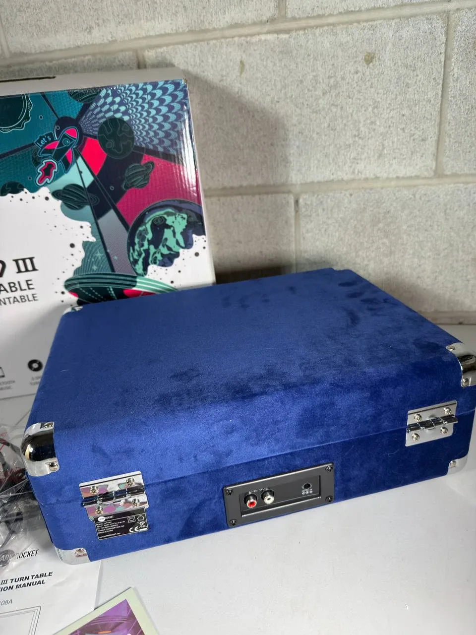 Arkrocket Curiosity Bluetooth Turntable 3-Speed Record Player image indicator(4)