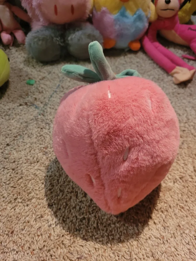 Assorted Plush Toys - Strawberry, Pig, Chick, Monkey, ect; image indicator(4)