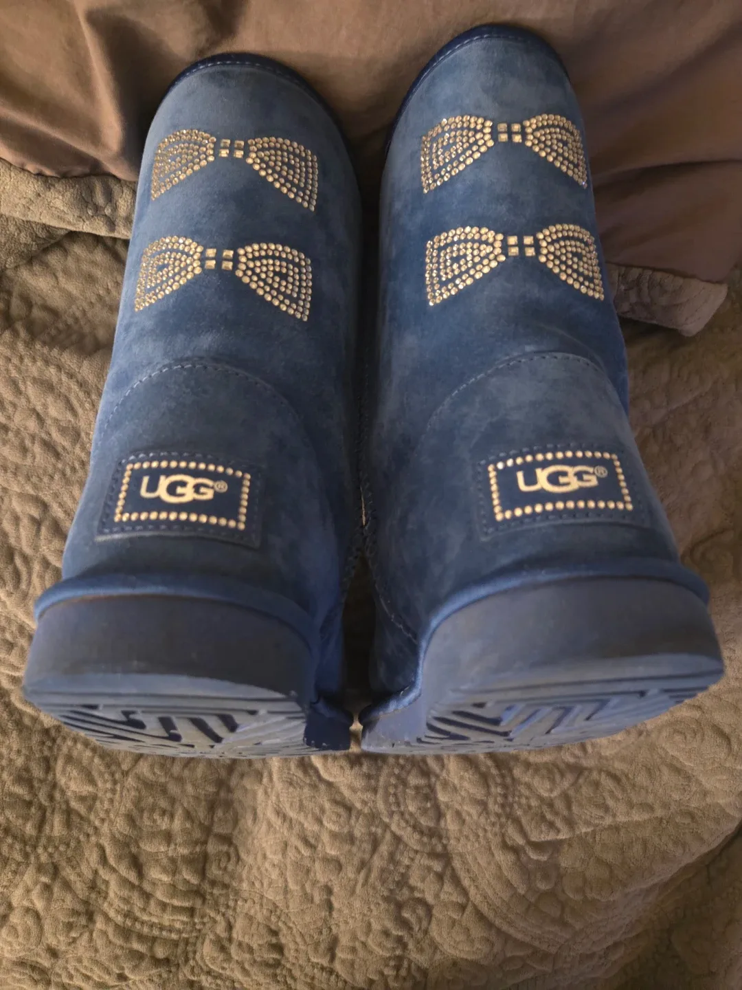 UGG Blue Boots with Bows image indicator(2)