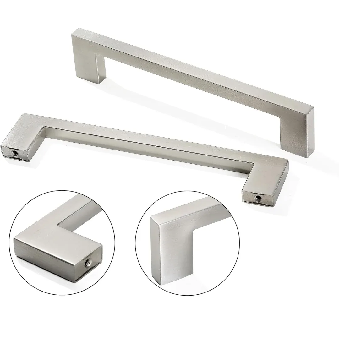 Brushed Nickel Cabinet Handles 5-inch -5pack image indicator(4)