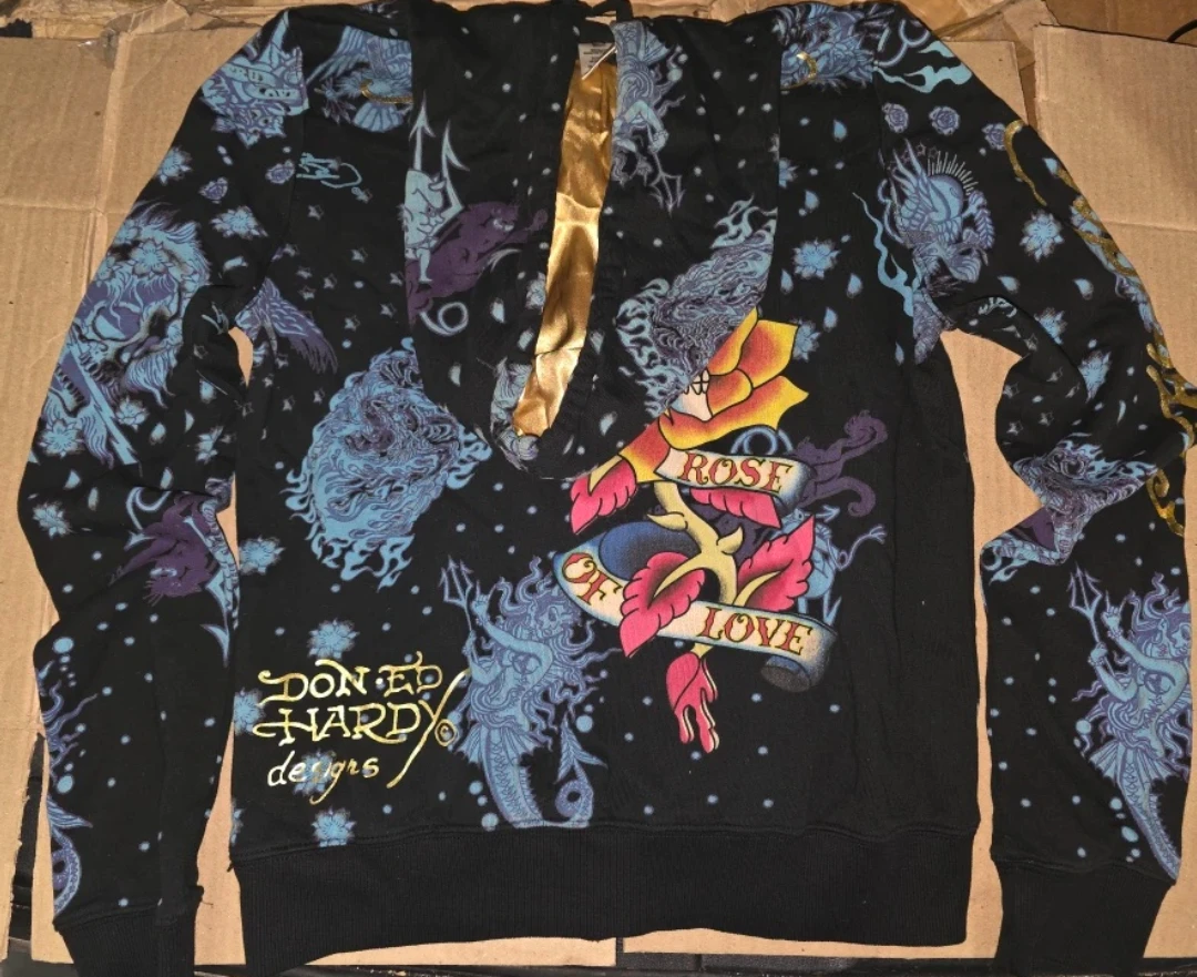 Ed Hardy Designs Zip-Up Hoodie - photo 4