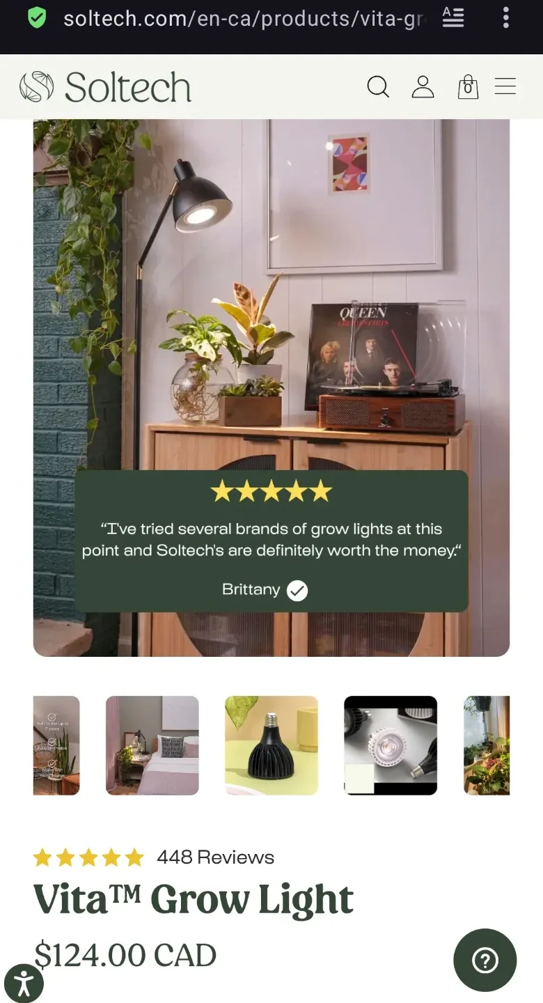 Soltech Vita PAR30 LED Grow Bulb image indicator(6)