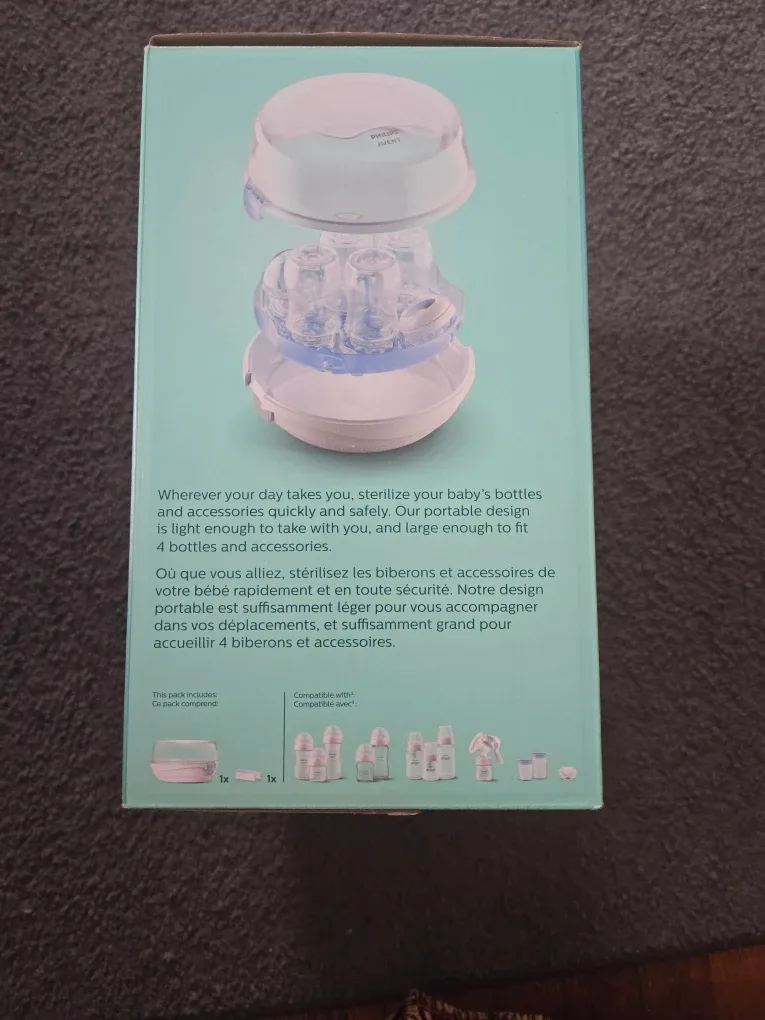 Philips Avent Microwave Steam Sterilizer - Like New! image indicator(2)