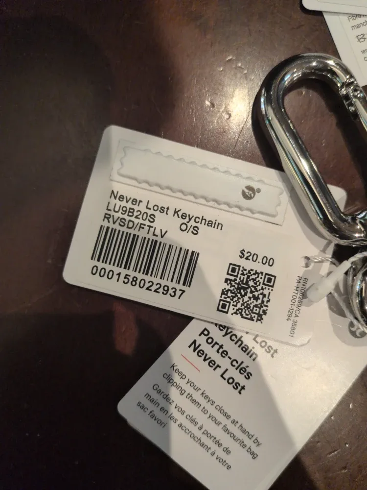 Lululemon Never Lost Keychain - New! image indicator(2)