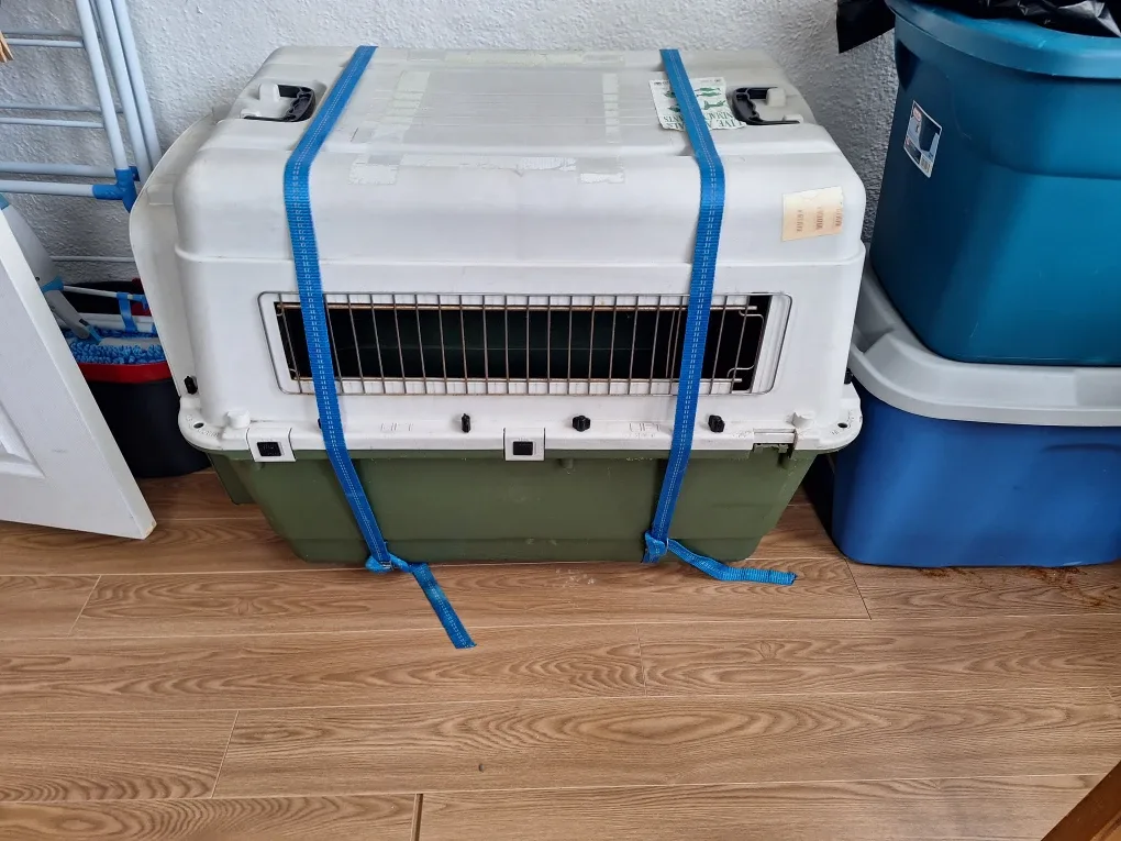 Pet Carrier Kennel - Large dog travel crate (50-70 pounds) image indicator(2)