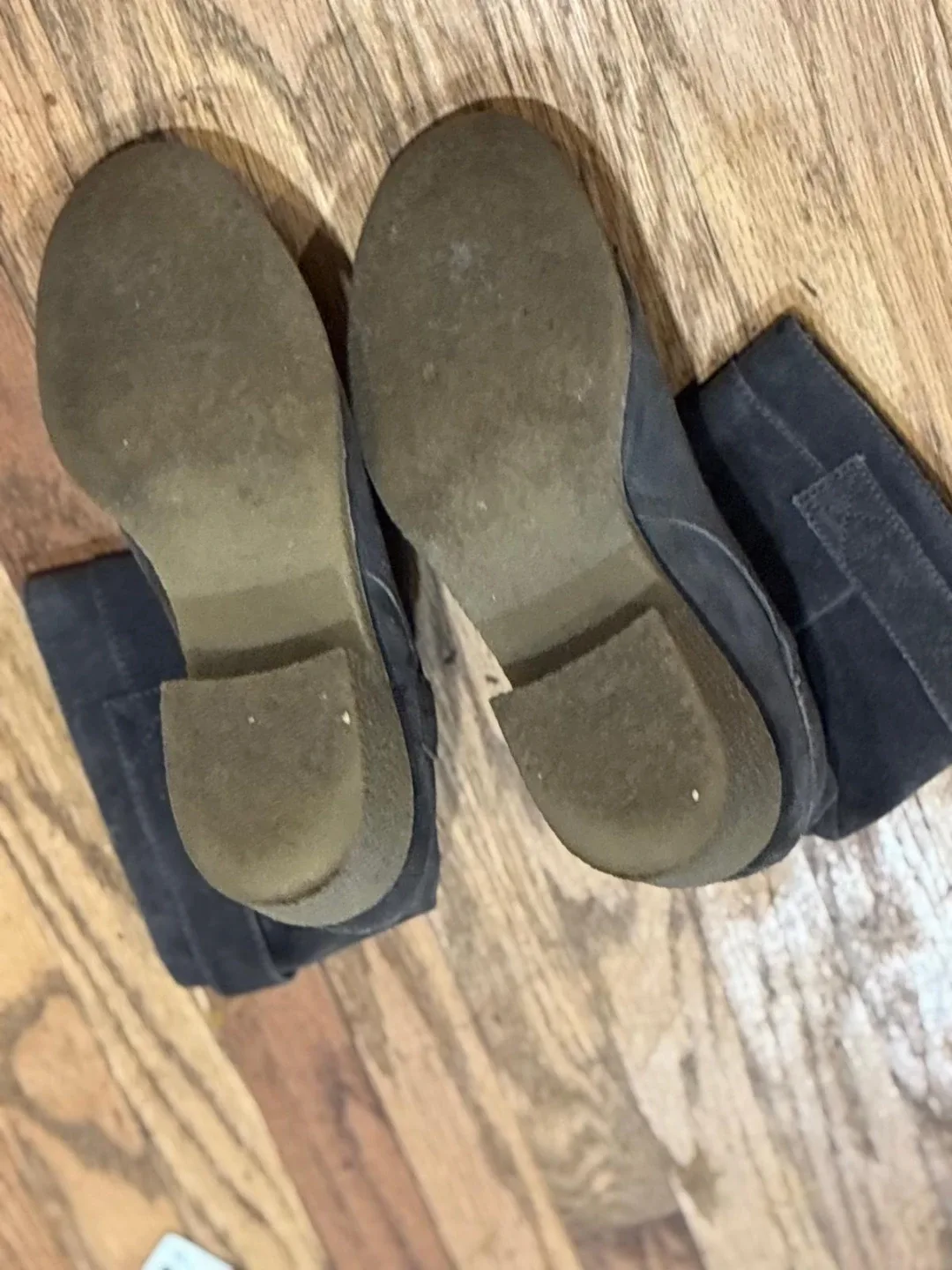 Frye Gray Suede Boots image indicator(2)