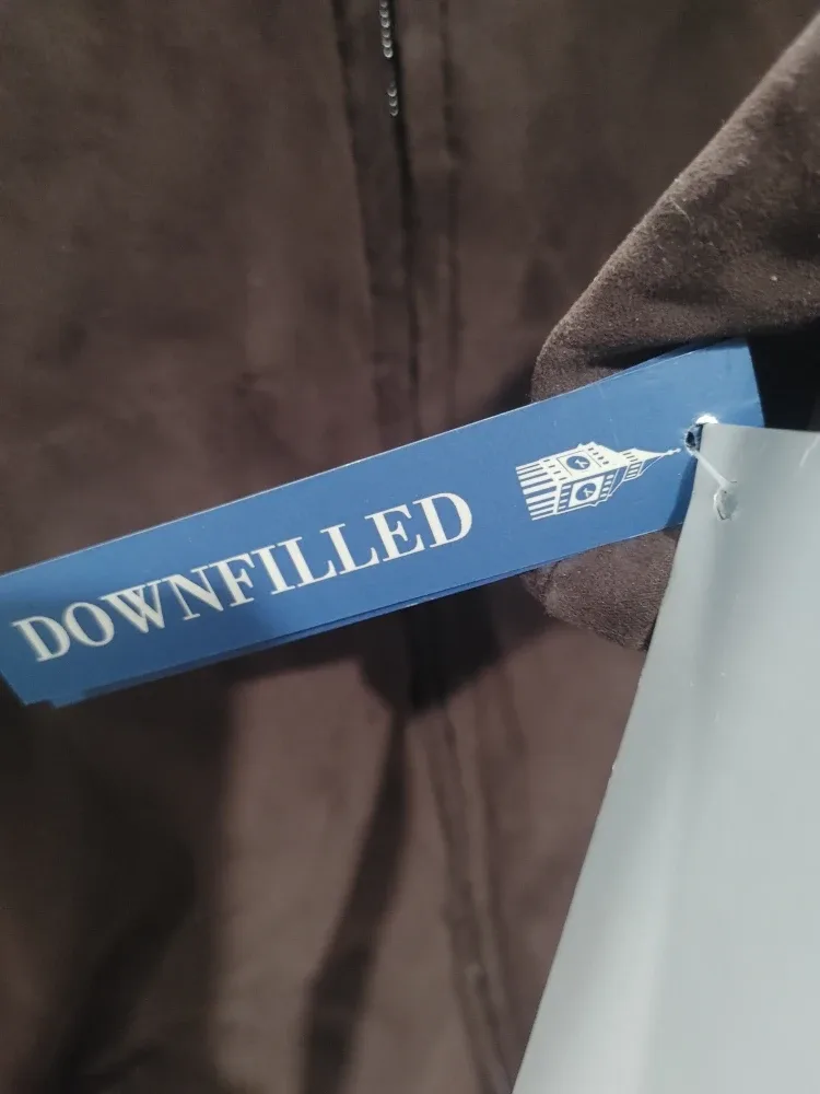 🧡BRAND NEW DARK BROWN LONDON FOG DOWN FILLED JACKET SIZE XL image indicator(4)