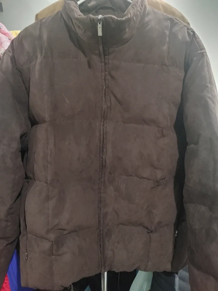 🧡BRAND NEW DARK BROWN LONDON FOG DOWN FILLED JACKET SIZE XL image indicator(5)