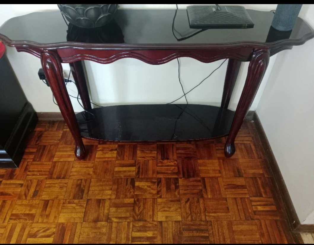 Table set of 3 - Dark Wood - photo 4