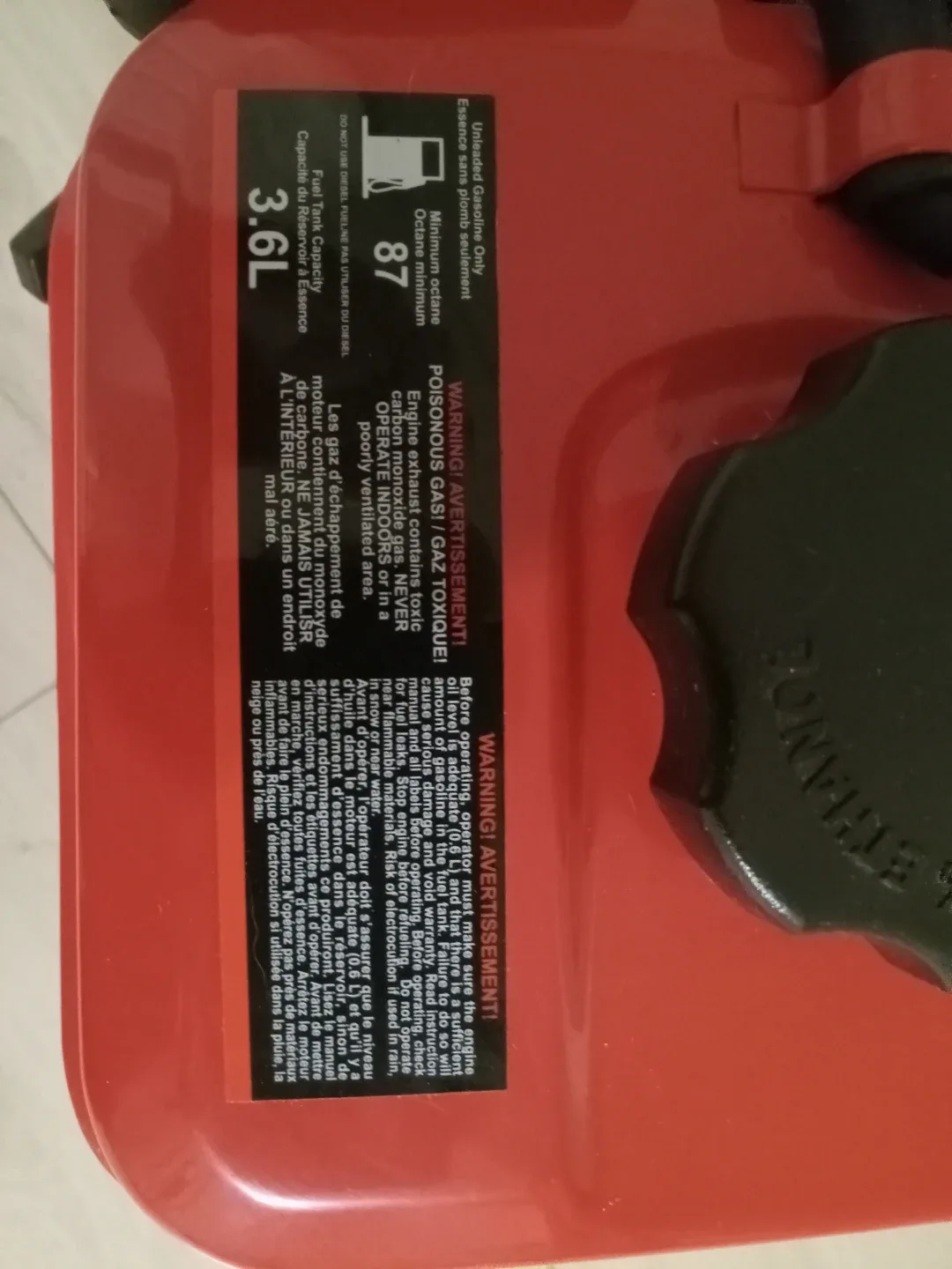 6.5 HP GASOLINE ENGINE image indicator(6)