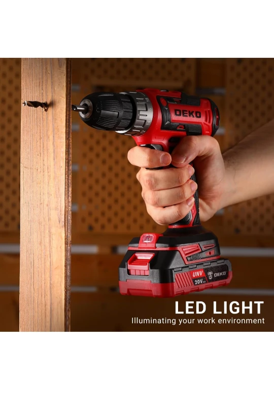 DEKO DKCD20XL02 Cordless Drill - NEW IN BOX - photo 5