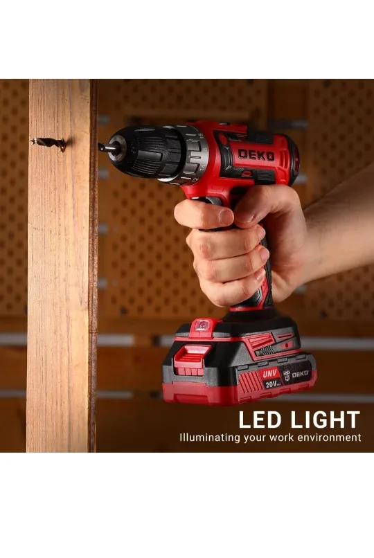 DEKO DKCD20XL02 Cordless Drill - NEW IN BOX image indicator(5)