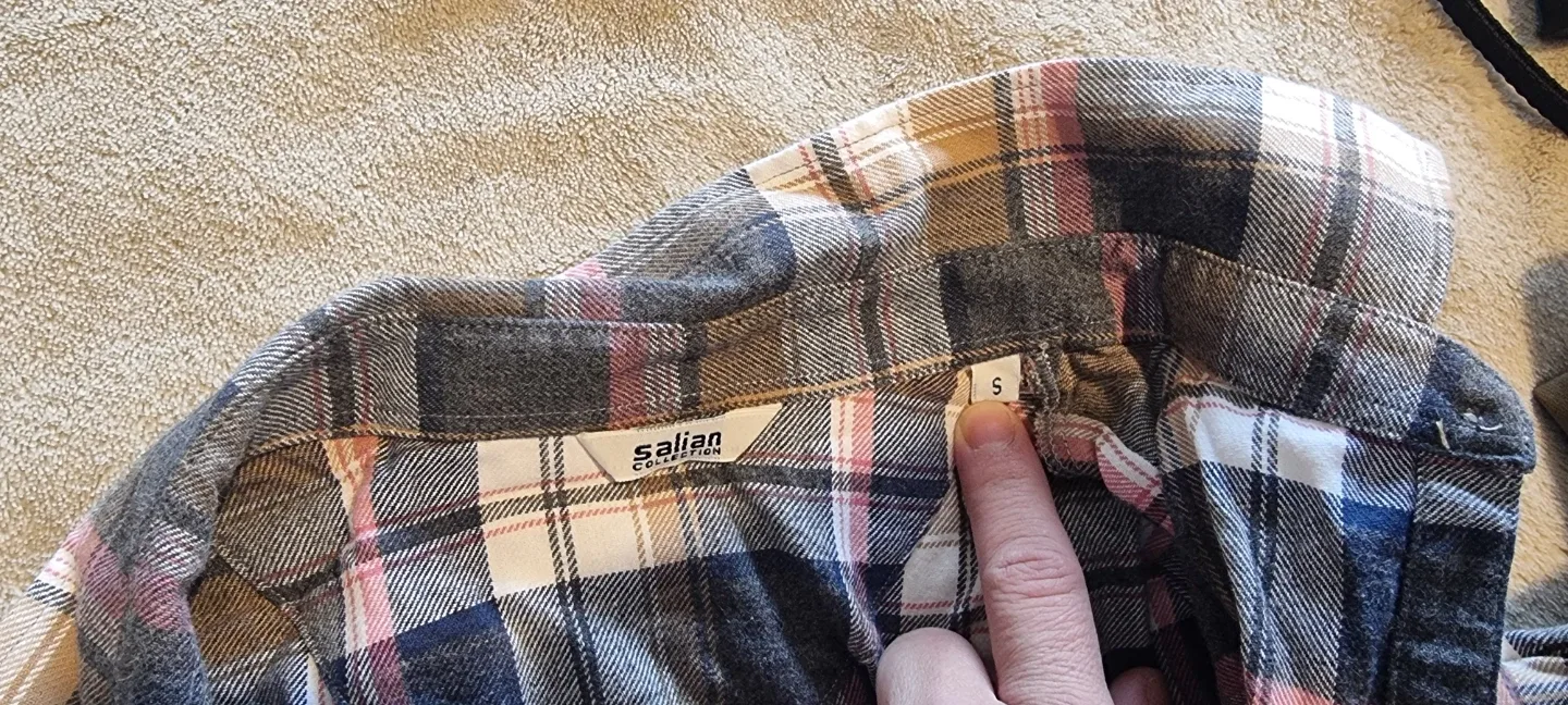 Salian Collection Flannel Shirt - Size Small image indicator(2)