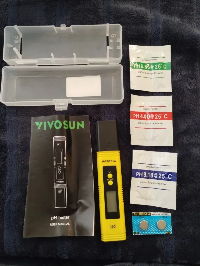 VIVOSUN Digital pH Meter - New