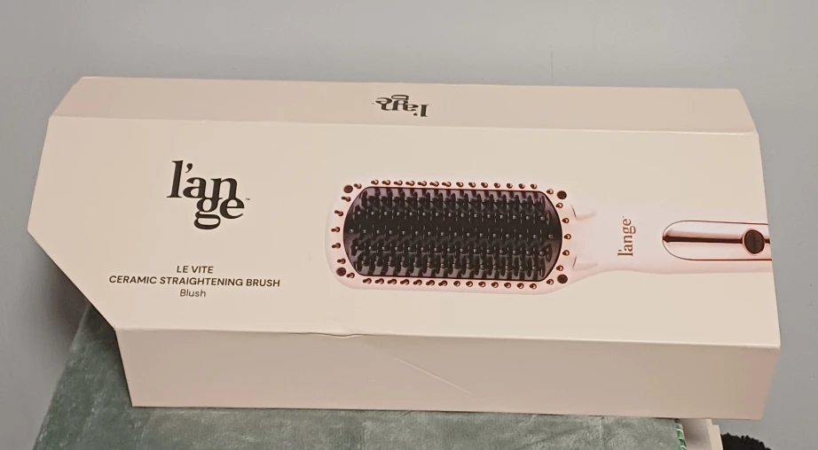 New l'ange Le Vite Blush Ceramic Straightening Brush