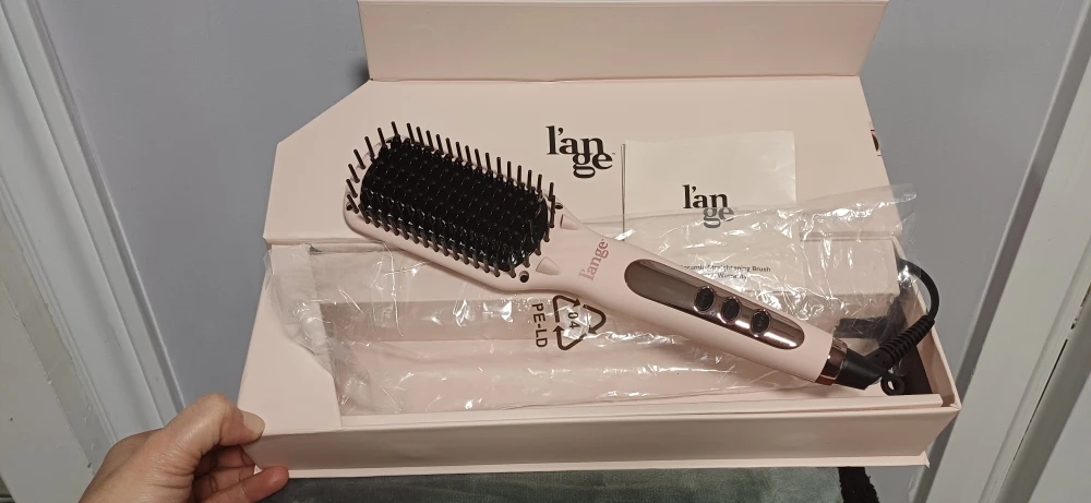 New l'ange Le Vite Blush Ceramic Straightening Brush - photo 3