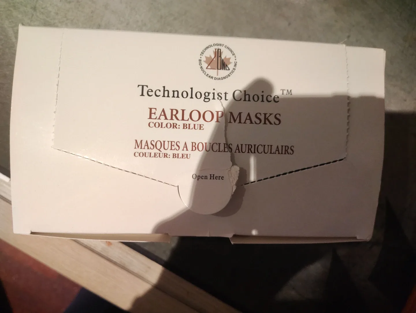 Technologist Choice Earloop Masks - Blue, 50 count