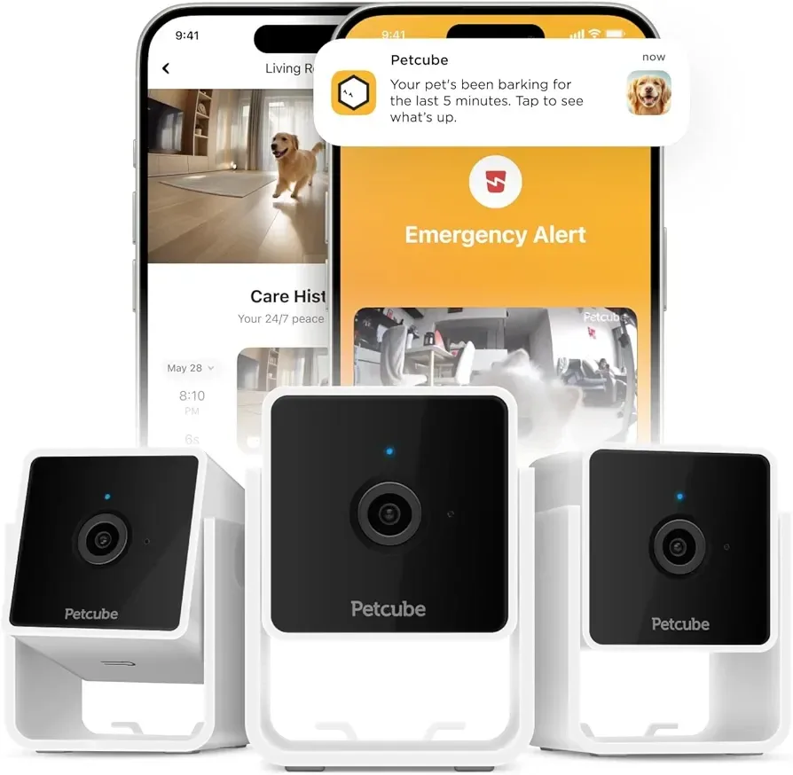 Petcube Cam The Pack of 3 | Indoor Wi-Fi Pet and Security Camera thumbnail