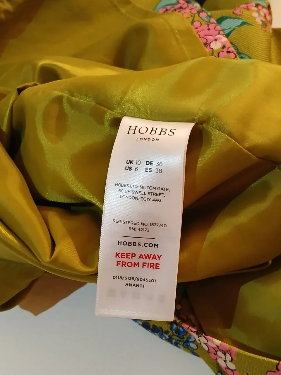 Hobbs London Floral Dress - Size US 6 image indicator(3)