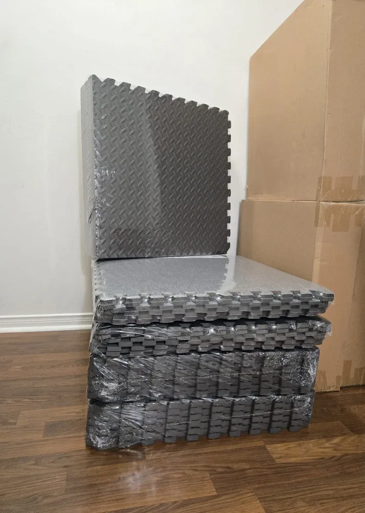 Interlocking EVA Foam Gym Mats – 1/2" Thick Puzzle Floor Tiles