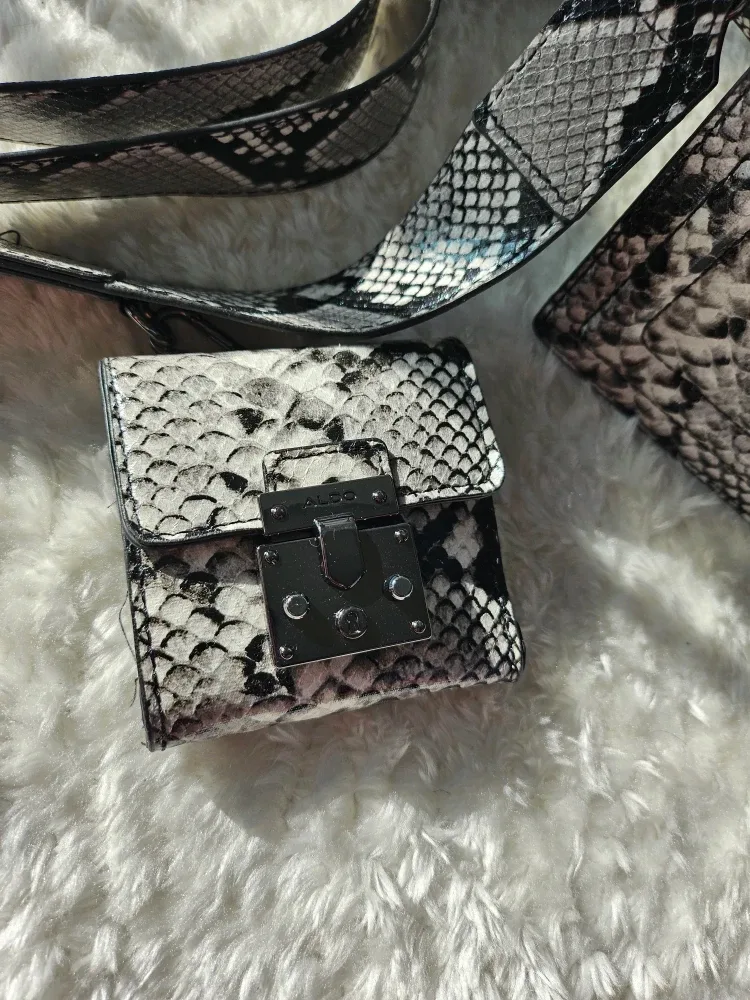 ALDO Snakeskin Print Crossbody Bag image indicator(2)