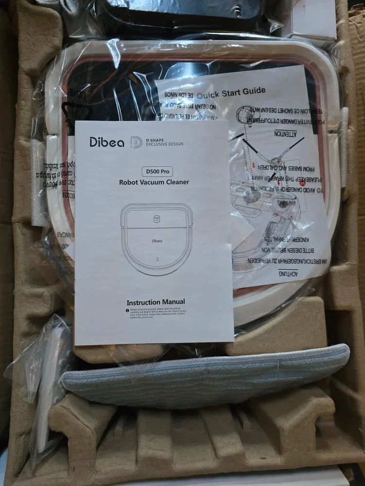 DIBEA D500 Pro Robot Vacuum Cleaner - New in Box! image indicator(3)