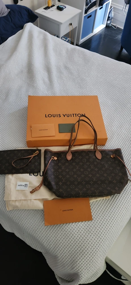 Louis Vuitton Neverfull MM MNG Beige