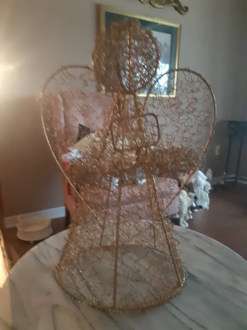 Gold Wire Angel Decoration image indicator(2)