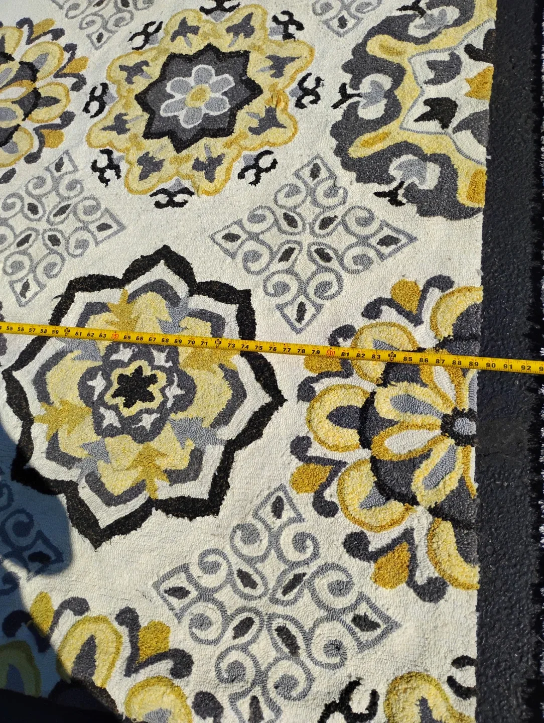 Floral Area Rug - Yellow, Gray, & Cream image indicator(9)