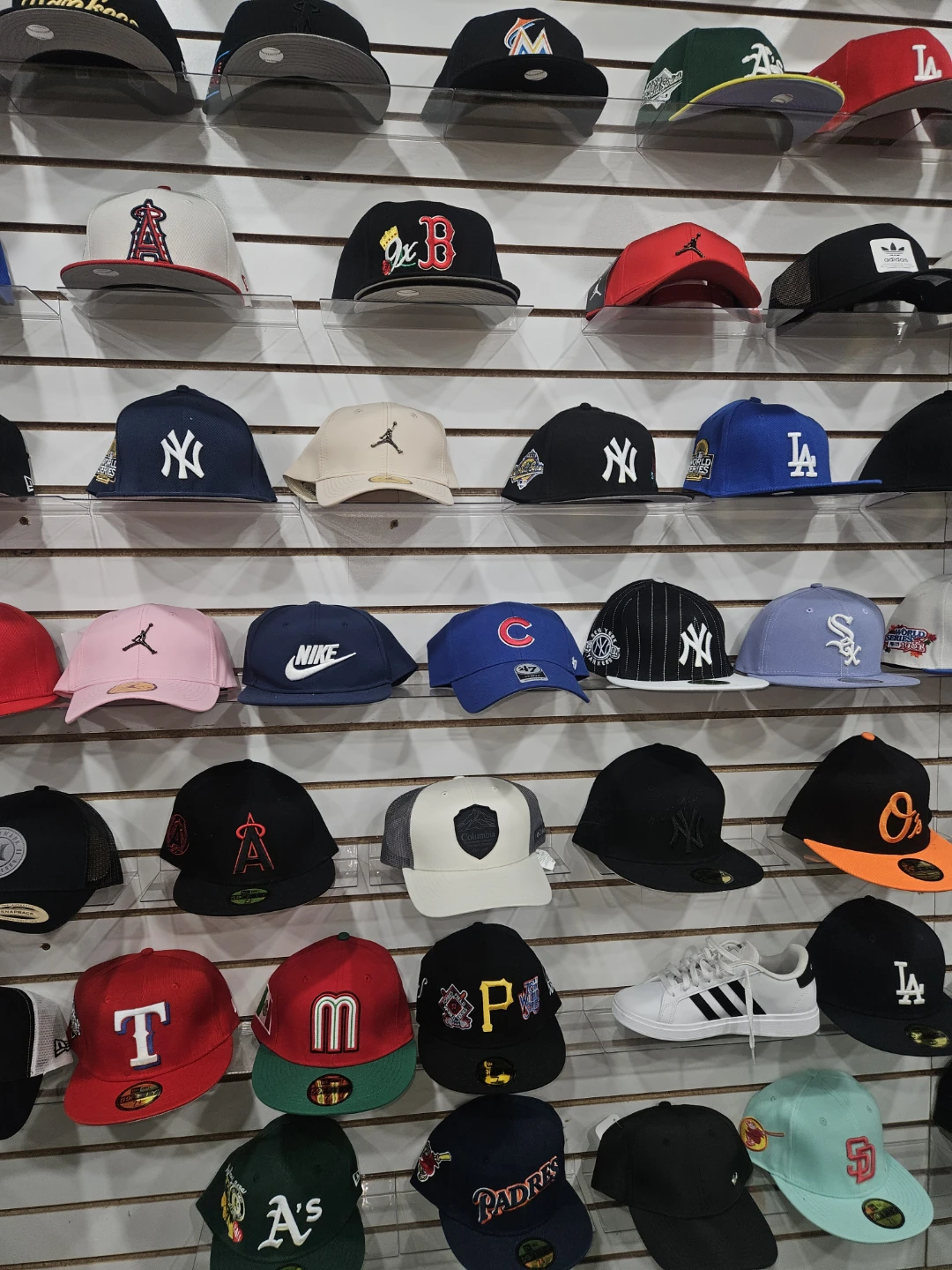 Assorted Baseball Caps - Nike, Adidas, MLB