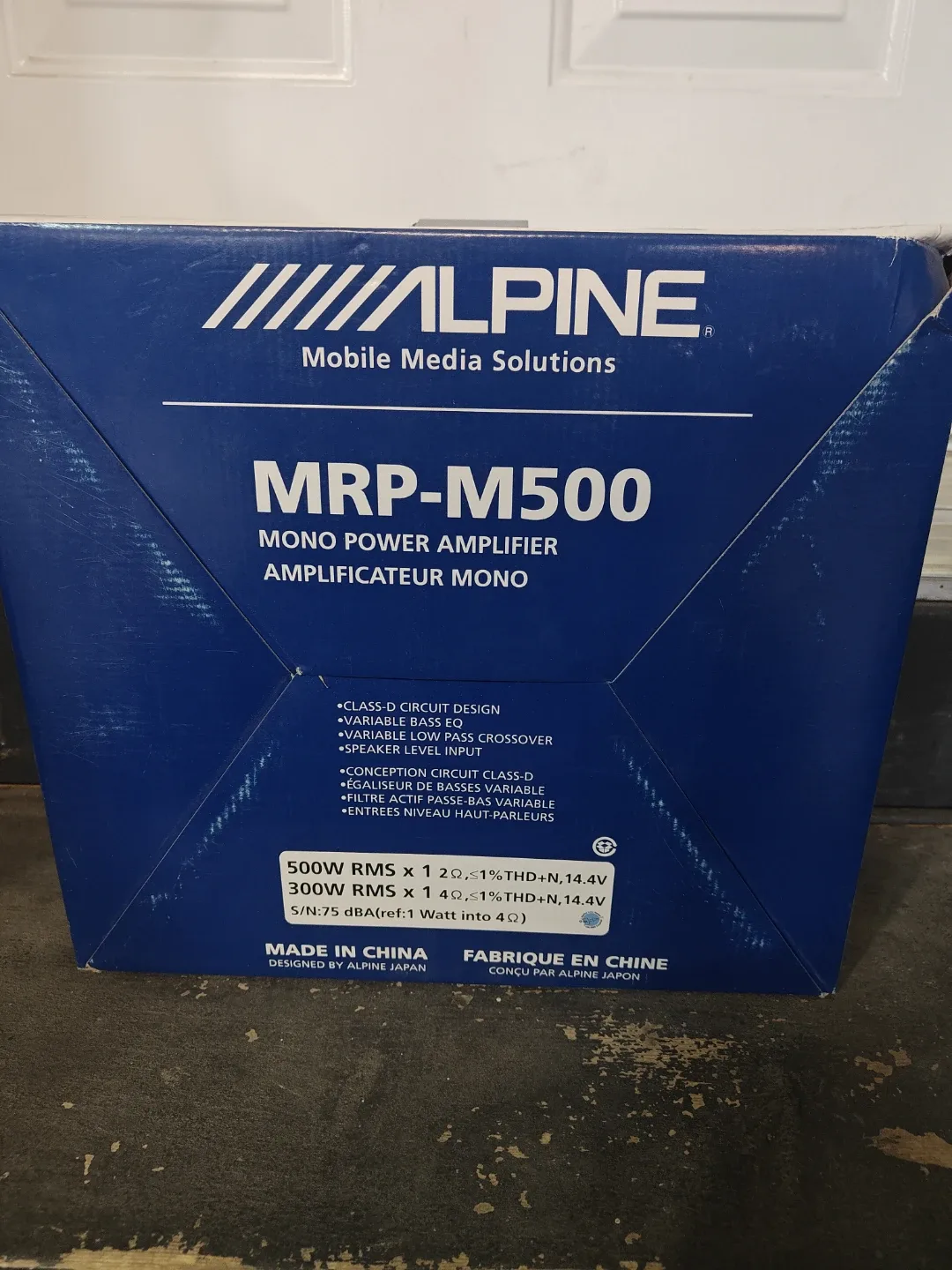 Alpine MRP-M500 Mono Power Amplifier - New in Box! image indicator(2)