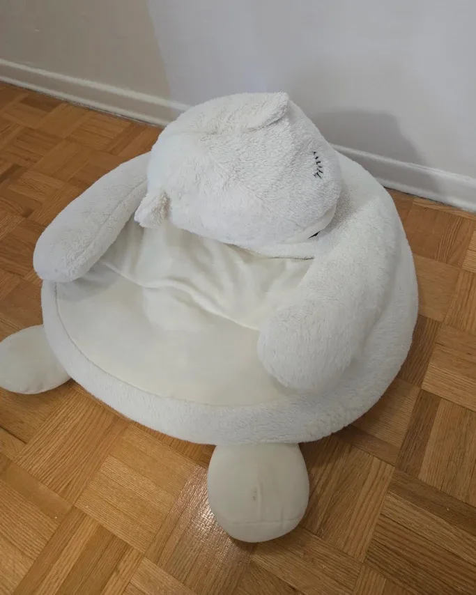 Plush Dog and Bear Floor Cushions