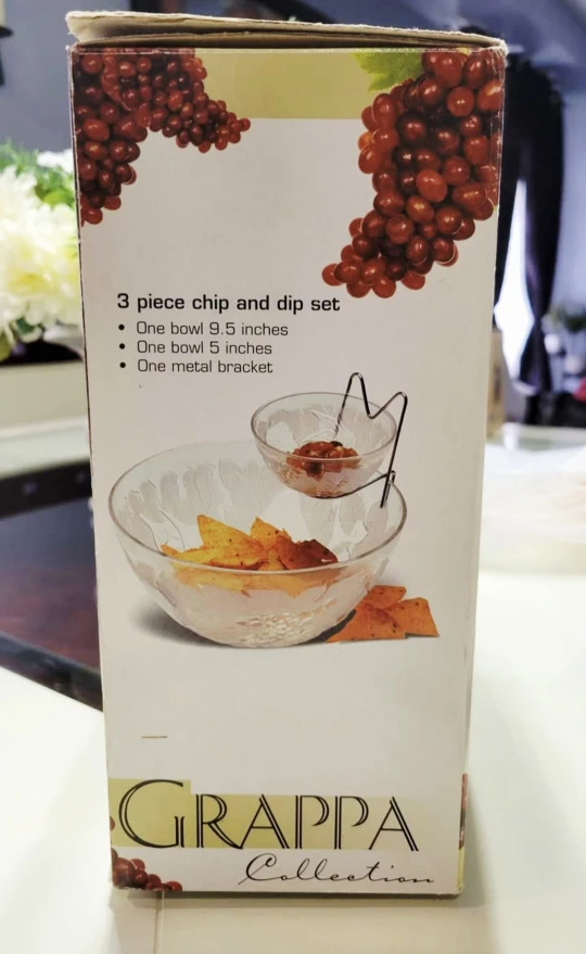 Grappa Collection 3-Piece Chip and Dip Set - photo 2