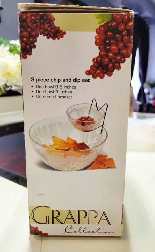 Grappa Collection 3-Piece Chip and Dip Set image indicator(2)