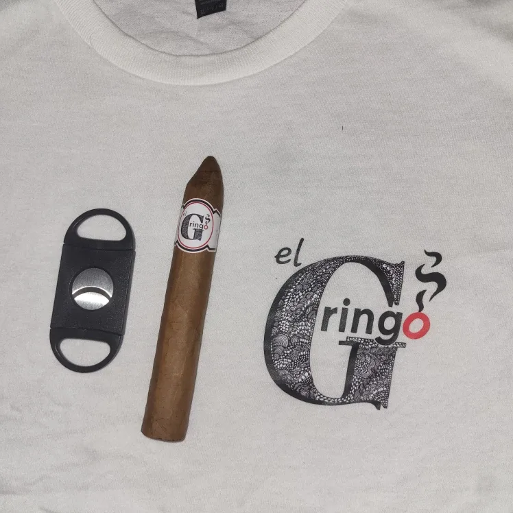 El gringo white x large t shirt