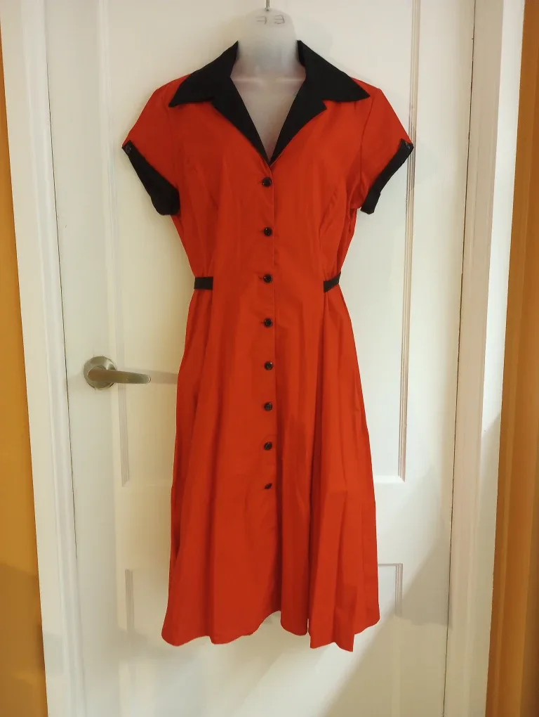 NWT Heartbreaker Pin-Up Rockabilly Diner Dress