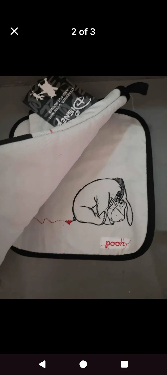 Disney Oversized Oven Mitt & Pot Holder - New - photo 3