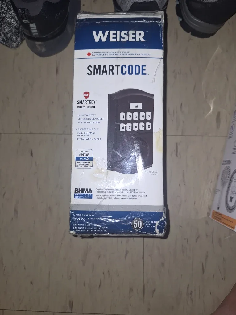 Weiser Smartcode Keypad Electronic Deadbolt - Matte Black image indicator(3)