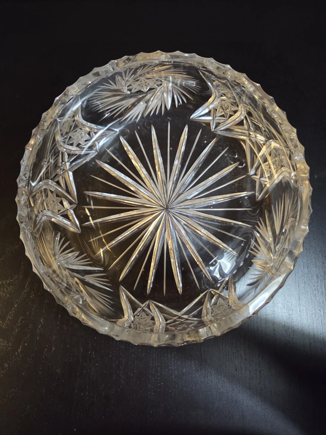 Crystal Bowl - Cut Glass Design
