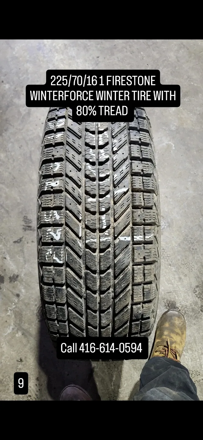 Firestone Winterforce Winter Tire 225/70/16 thumbnail
