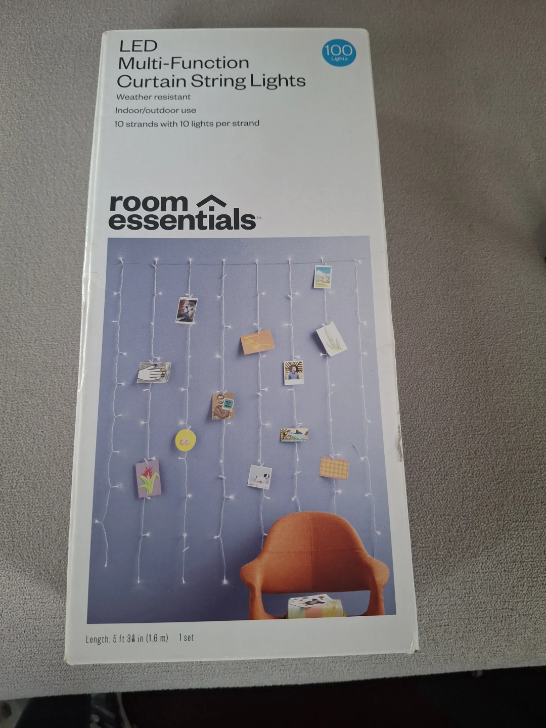 Room Essentials LED Curtain String Lights