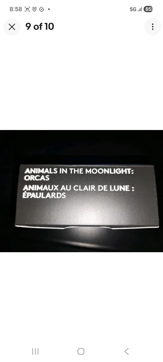 2017 Royal Canadian Mint $30 Fine Silver Coin - Orcas image indicator(9)