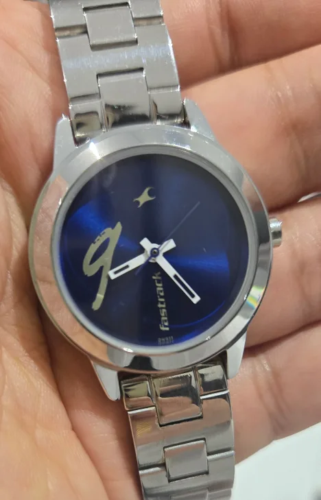 Fastrack Monochrome Analog Blue Dial Women's Watch